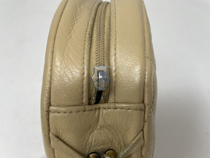 CHANEL Matelasse Coco Mark Round Shoulder Bag
