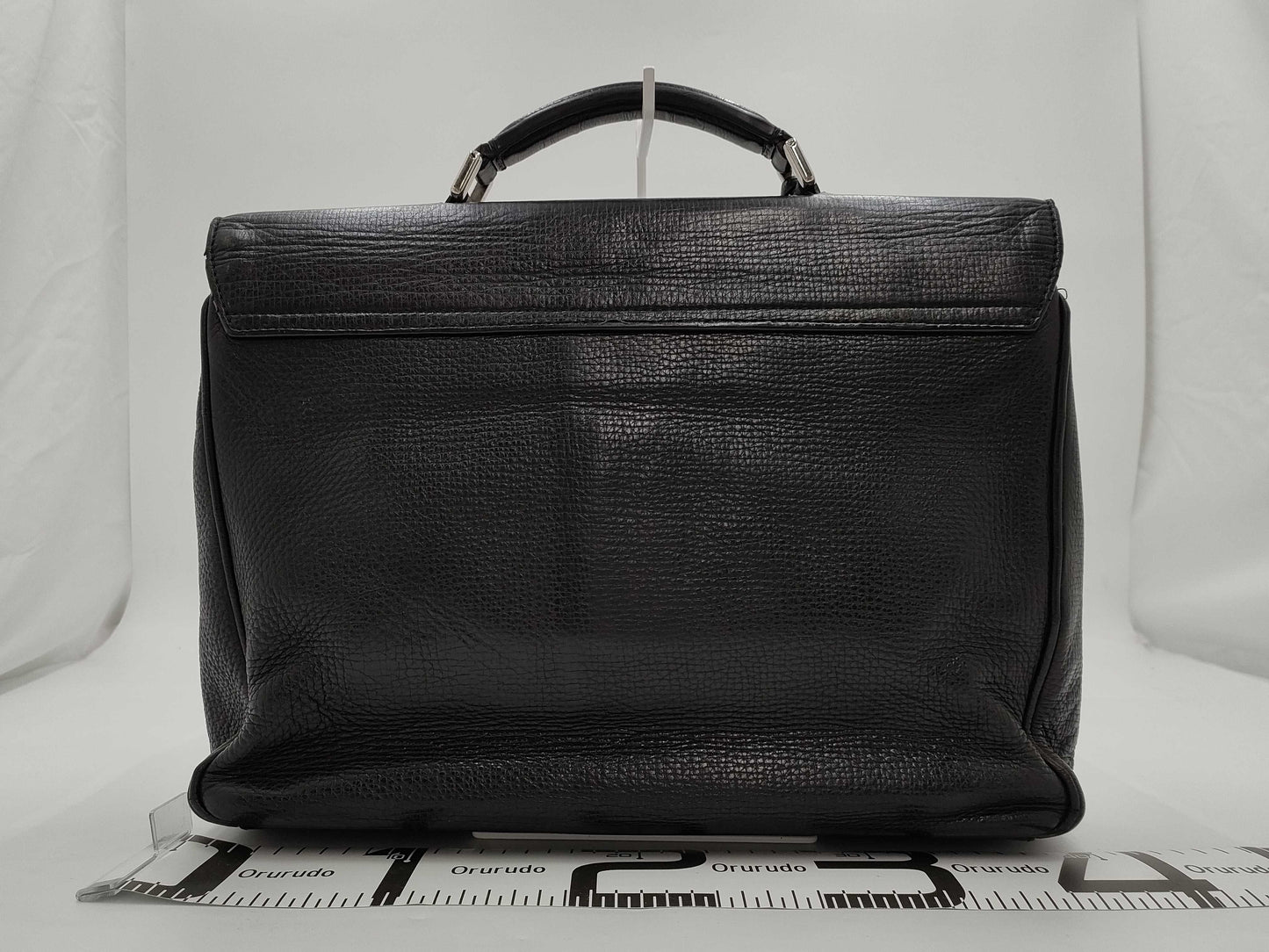 BALLY Leather Business Bag with Lock
