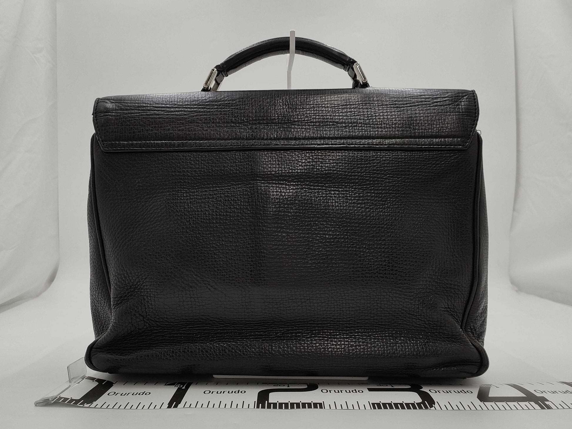 BALLY Leather Business Bag with Lock