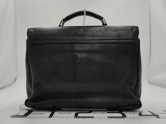 BALLY Leather Business Bag with Lock