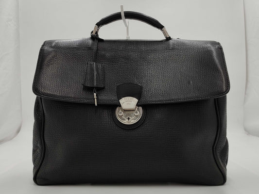 BALLY Leather Business Bag with Lock