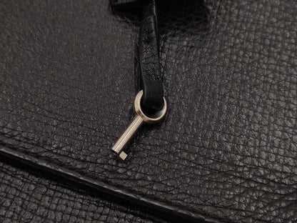 BALLY Leather Business Bag with Lock