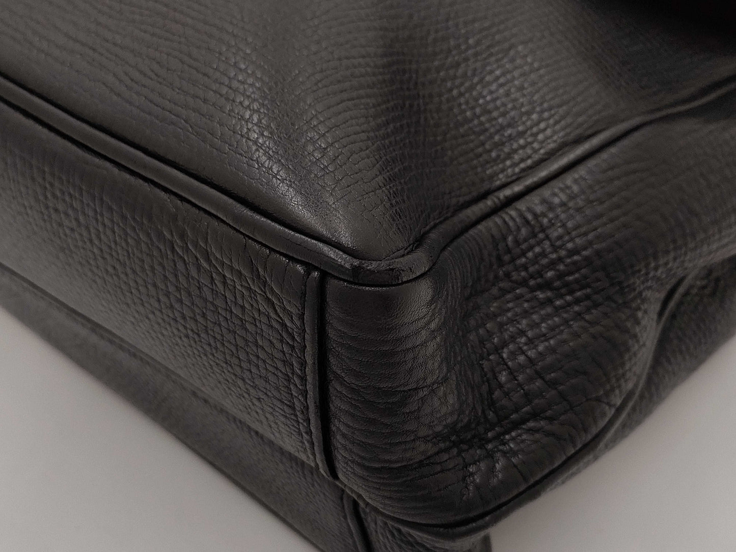 BALLY Leather Business Bag with Lock