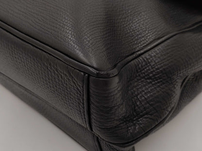 BALLY Leather Business Bag with Lock