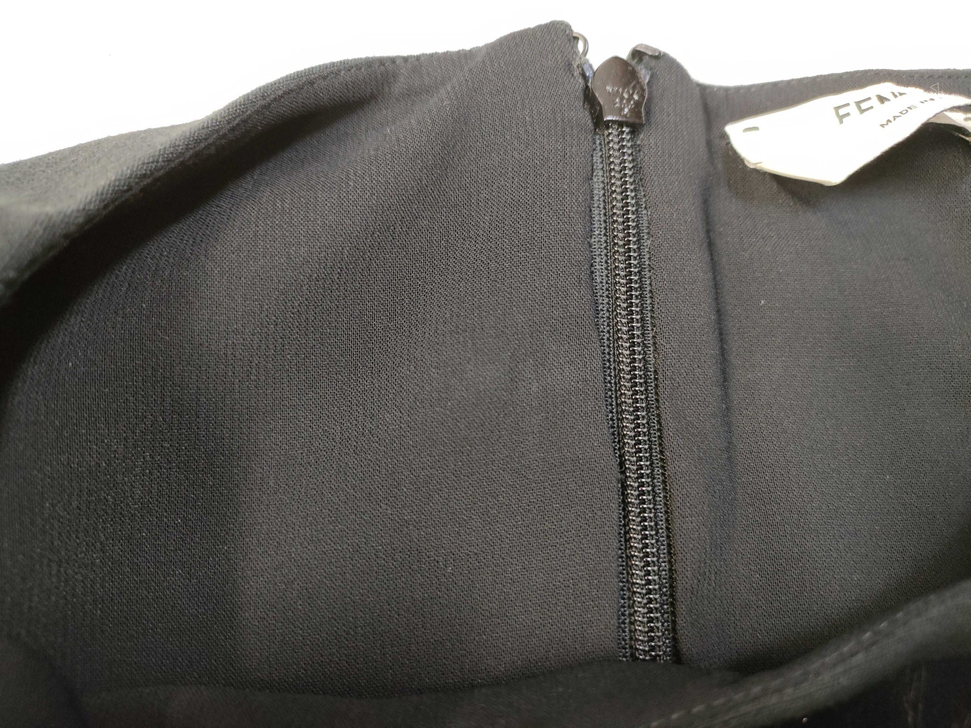 FENDI FENDI Dress Mink Heart Black Dress