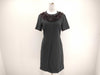 FENDI FENDI Dress Mink Heart Black Dress
