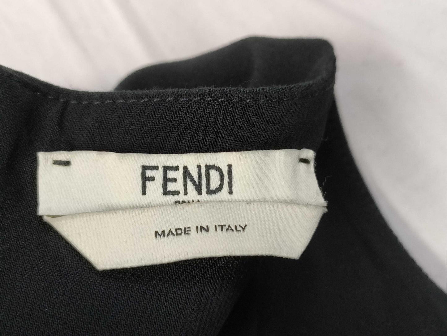 FENDI FENDI Dress Mink Heart Black Dress