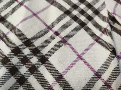 BURBERRY Check Skirt with Belt
