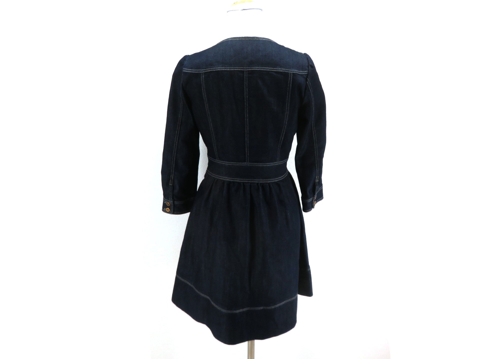 BURBERRY Denim Check Dress