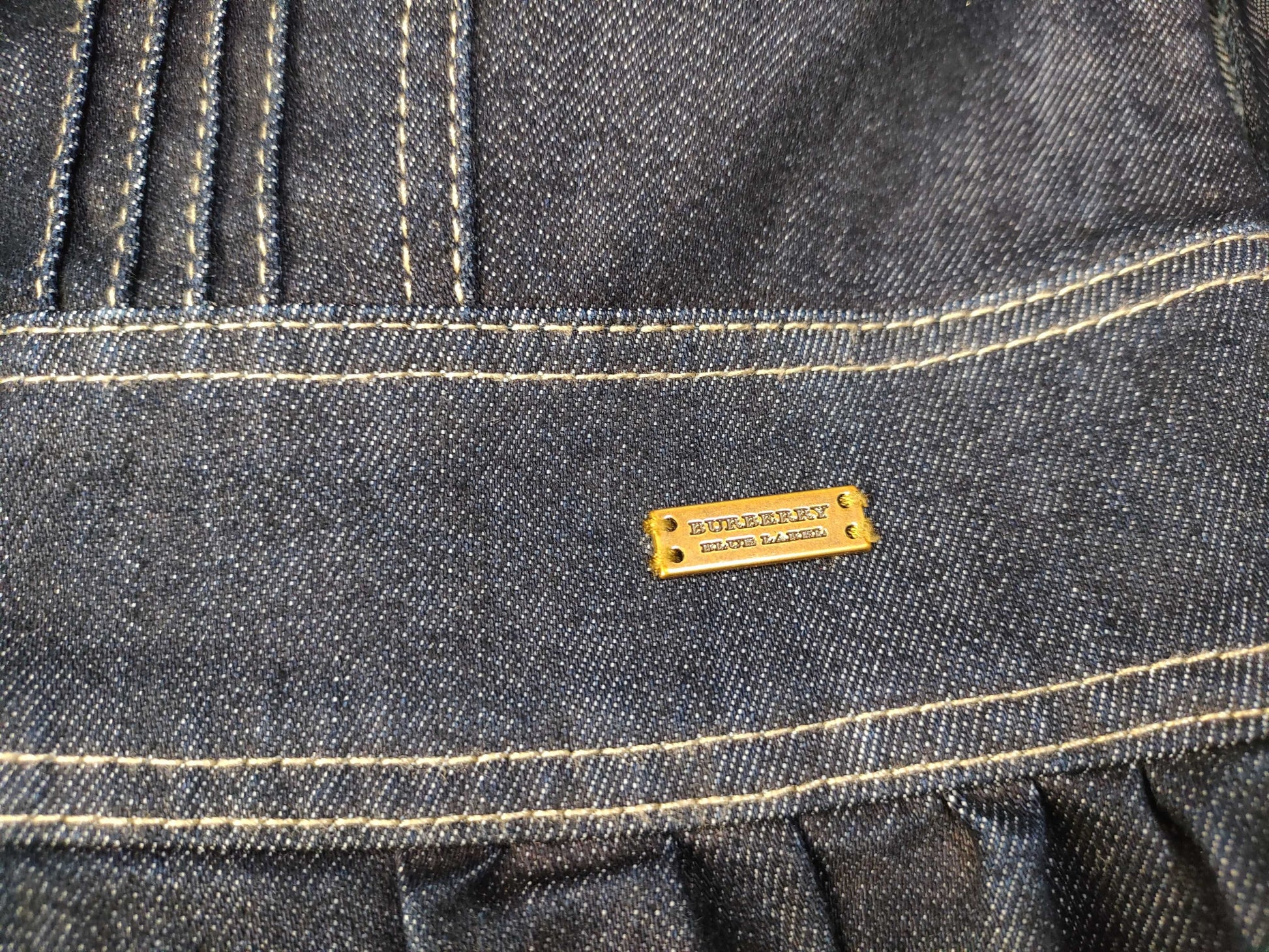 BURBERRY Denim Check Dress