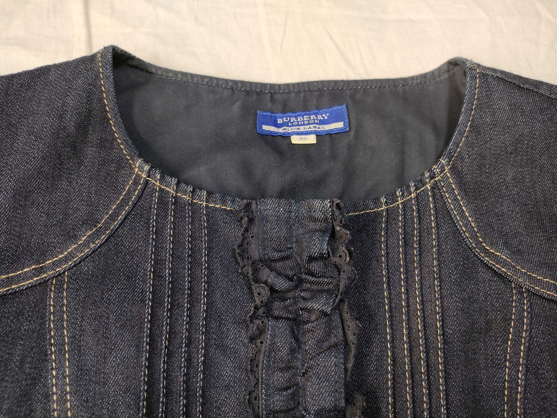 BURBERRY Denim Check Dress