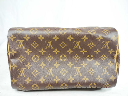 LOUIS VUITTON RFID Unverifiable MB0046 Monogram LVM95180 PerfoSpeedy 30 Fuchsia Handbag