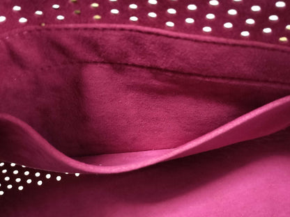 LOUIS VUITTON RFID Unverifiable MB0046 Monogram LVM95180 PerfoSpeedy 30 Fuchsia Handbag