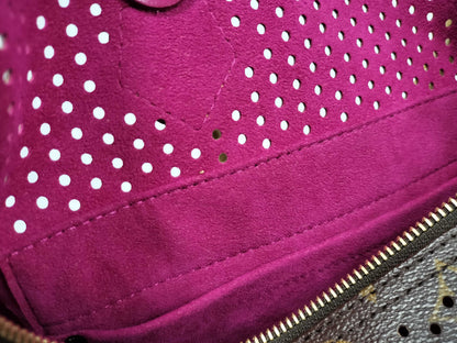 LOUIS VUITTON RFID Unverifiable MB0046 Monogram LVM95180 PerfoSpeedy 30 Fuchsia Handbag
