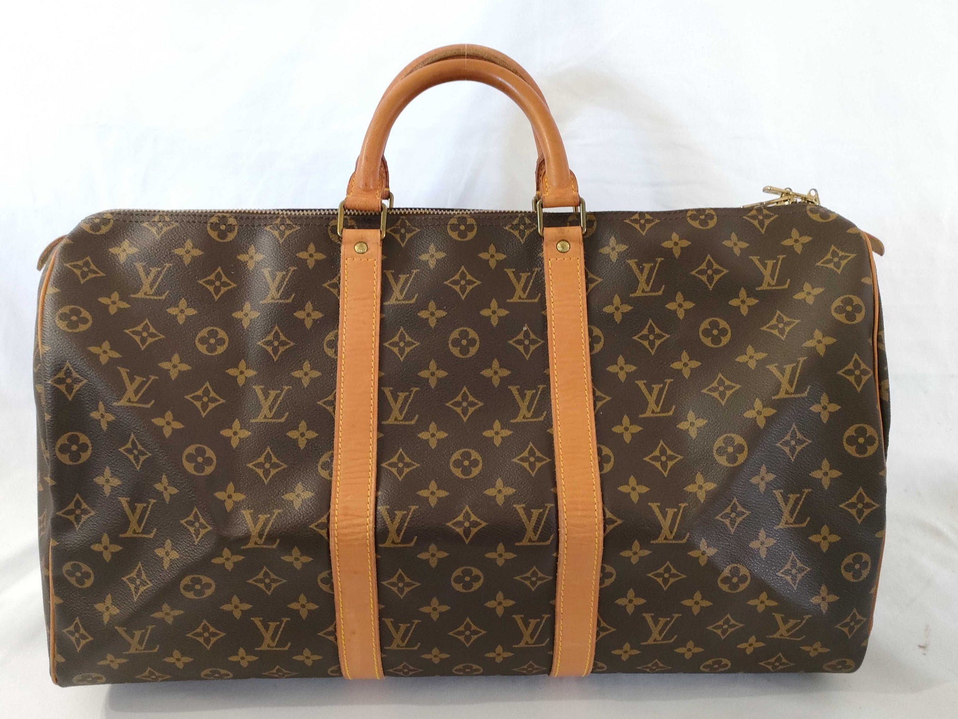 LOUIS VUITTON RFID verification failed. FC893 Monogram Keepall 50 Monogram Boston Bag M41426