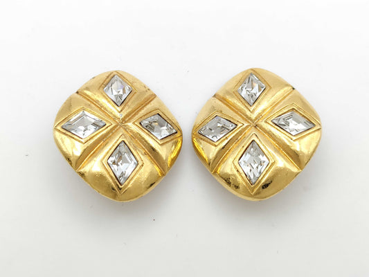 CHANEL Stone Earrings