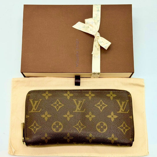 LOUIS VUITTON Monogram Zippy Wallet Long Wallet CA0058 Wallet