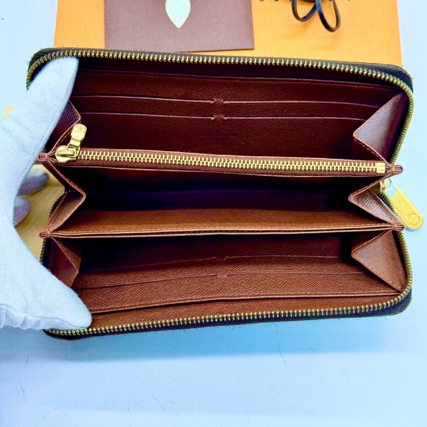 LOUIS VUITTON Monogram Zippy Wallet Long Wallet CA2141 Wallet