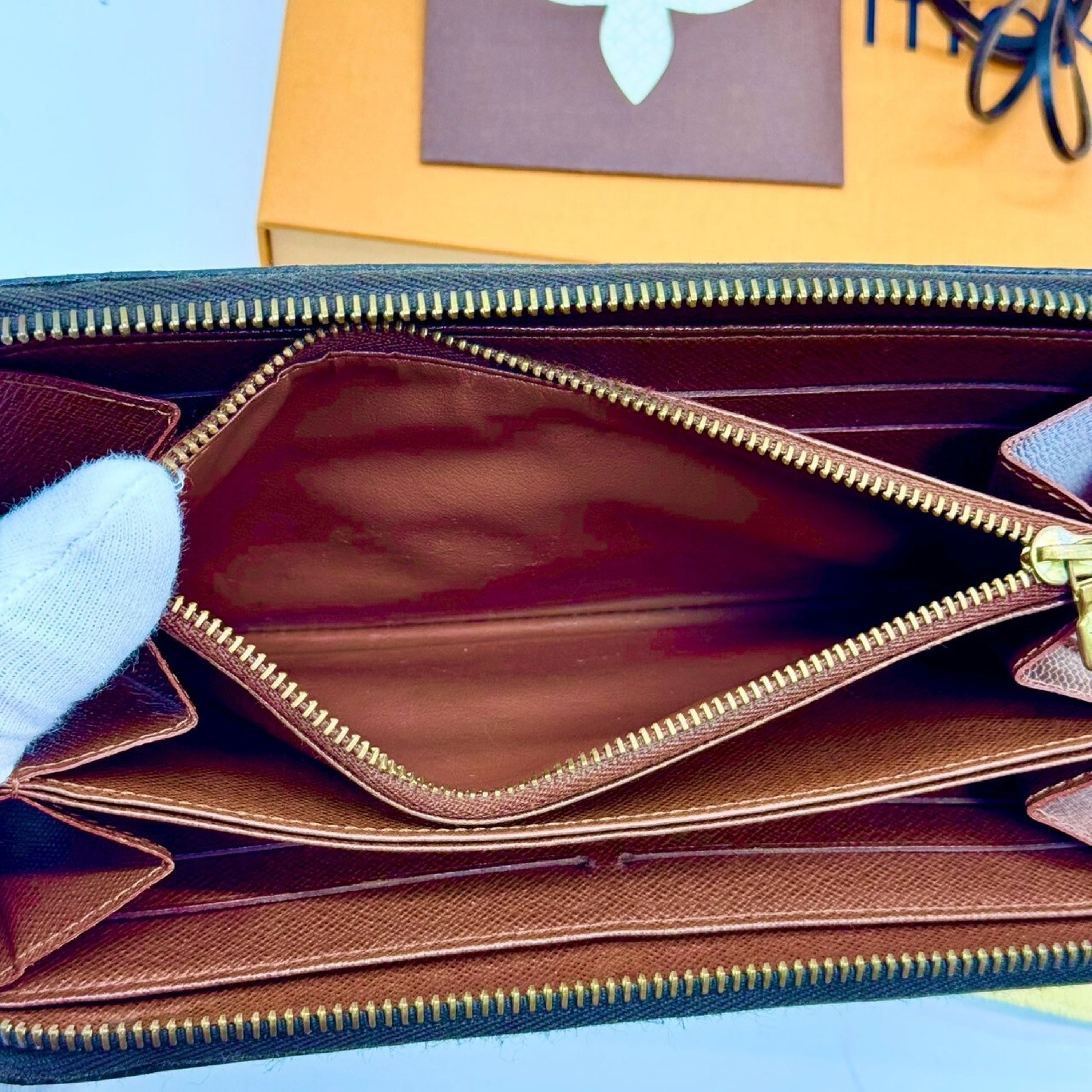 LOUIS VUITTON Monogram Zippy Wallet Long Wallet CA2141 Wallet