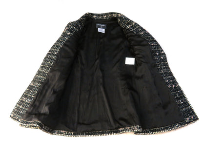 CHANEL CHANEL Emblem Tweed Jacket Size 38 Jacket