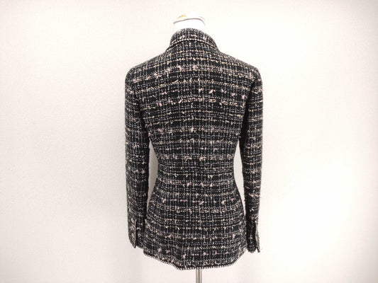 CHANEL CHANEL Emblem Tweed Jacket Size 38 Jacket