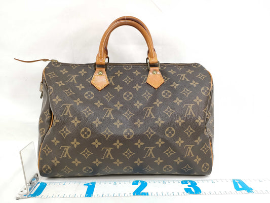 LOUIS VUITTON VI 863 Monogram LOUIS VUITTON M41107 Monogram Speedy 35 Handbag