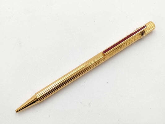 Cartier Trinity Red Lacquer Ballpoint Pen with Ink, Twist Function OK, Other Accessories