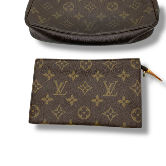 LOUIS VUITTON Accessory Pouch Packet Pouch Set of 2 Handbags