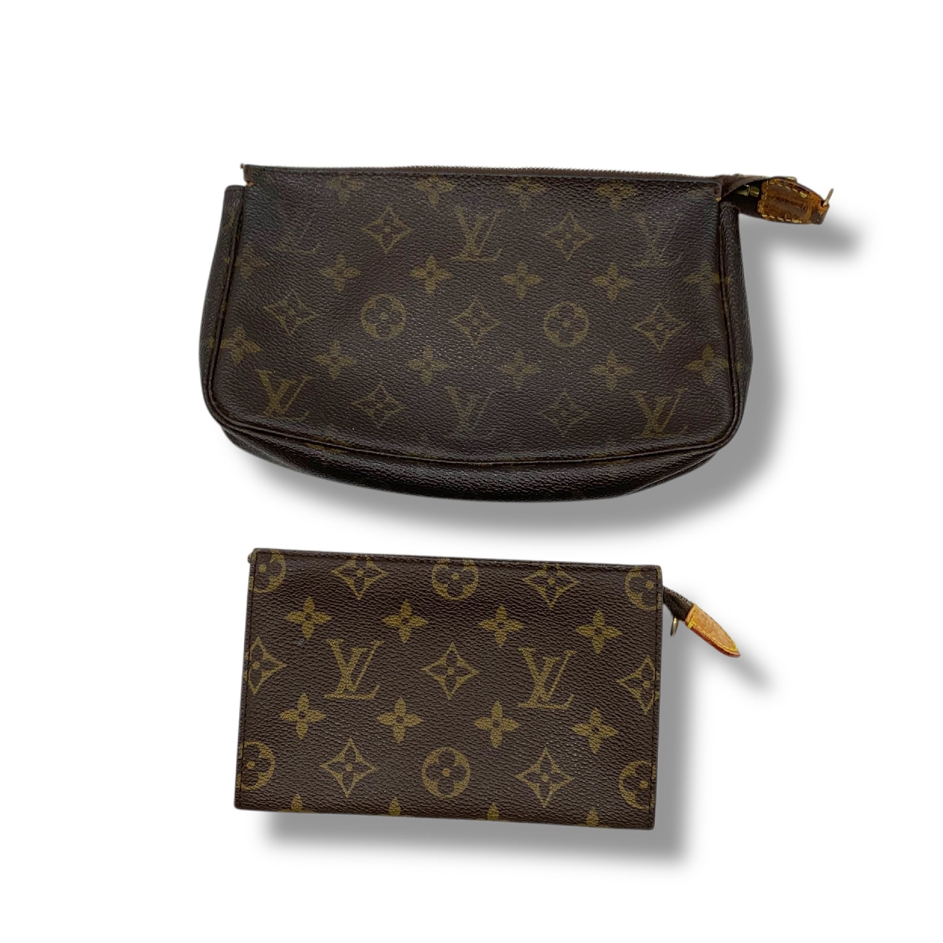 LOUIS VUITTON Accessory Pouch Packet Pouch Set of 2 Handbags
