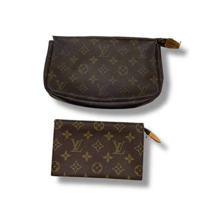 LOUIS VUITTON Accessory Pouch Packet Pouch Set of 2 Handbags