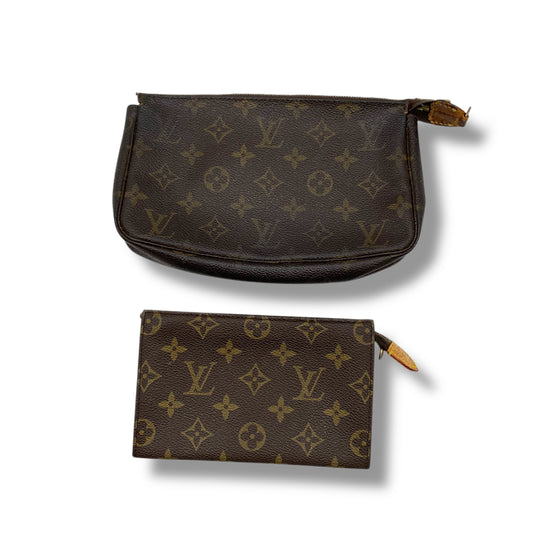 LOUIS VUITTON Accessory Pouch Packet Pouch Set of 2 Handbags