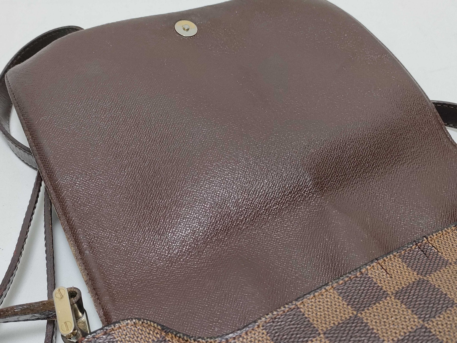 LOUIS VUITTON RFID Unverifiable LM1018 Damier Louis Vuitton Damier Musette Tango Shoulder Bag