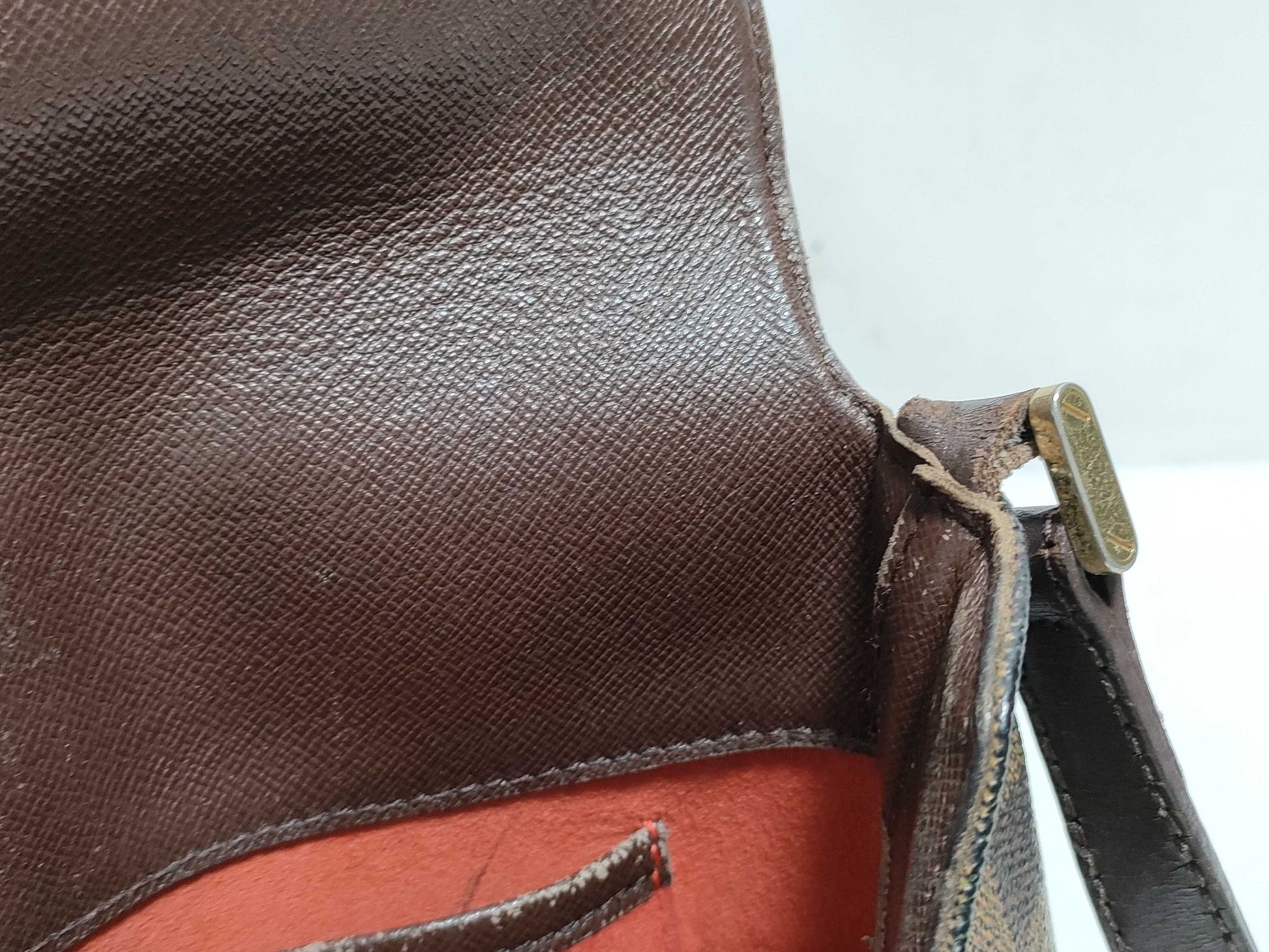 LOUIS VUITTON RFID Unverifiable LM1018 Damier Louis Vuitton Damier Musette Tango Shoulder Bag