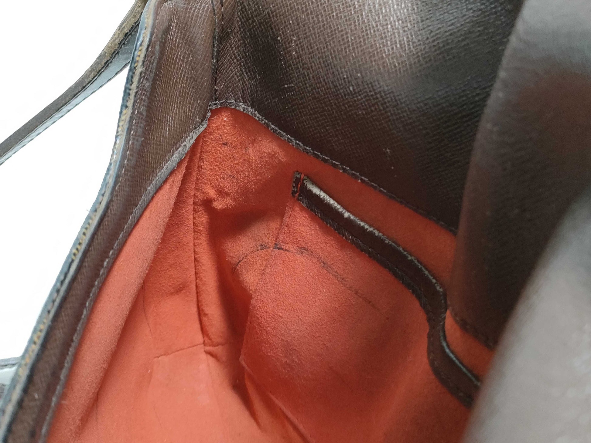 LOUIS VUITTON RFID Unverifiable LM1018 Damier Louis Vuitton Damier Musette Tango Shoulder Bag