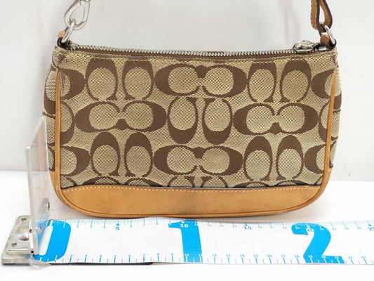 COACH Signature Coach Accessory Pouch Shoulder Bag