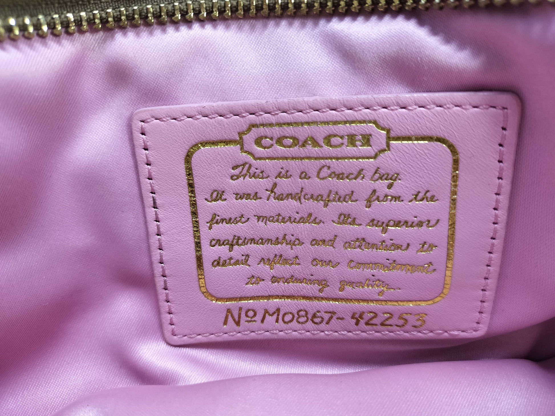 COACH Signature Coach Shoulder Bag