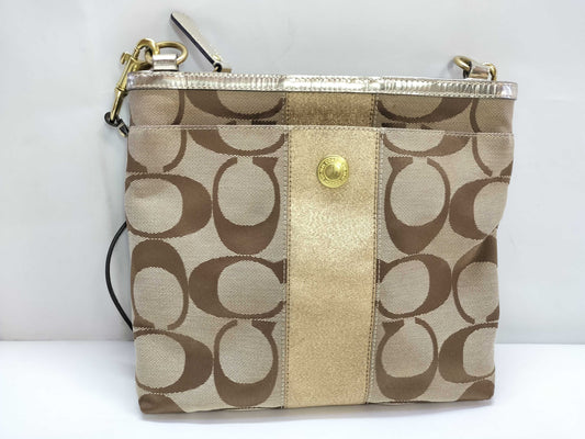 COACH Signature Coach Shoulder Bag