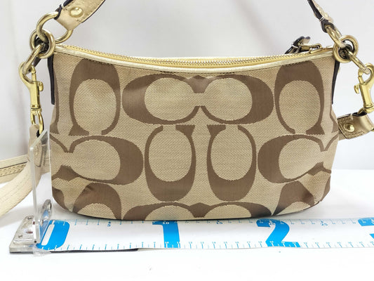 COACH Signature Coach Shoulder 2-Way Shoulder Bag