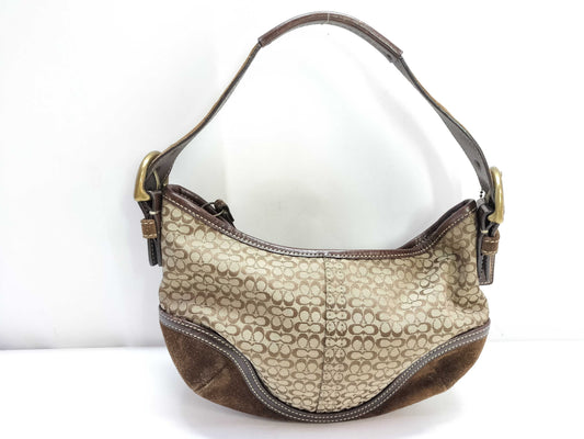 COACH Signature Coach Shoulder Bag