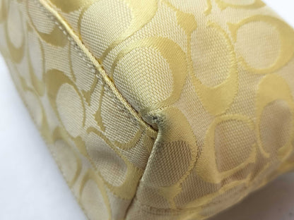 COACH Signature Coach Shoulder Handbag