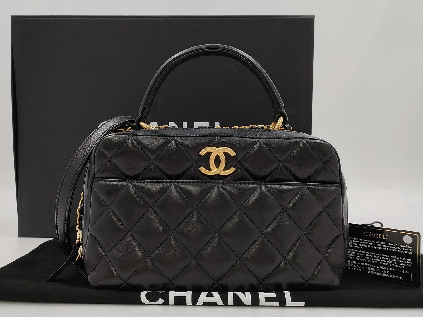 CHANEL 2WAY Bowling Handbag