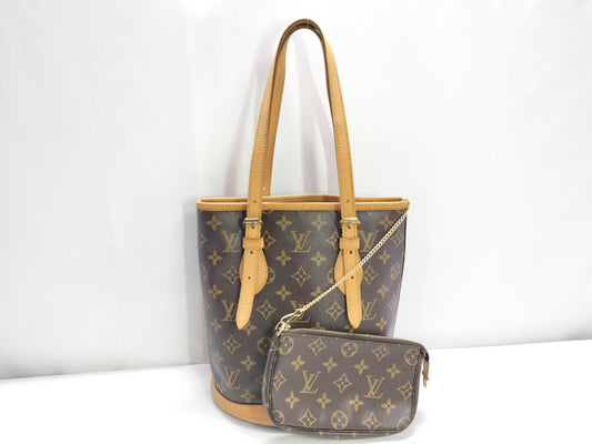 LOUIS VUITTON FL0094 Monogram Louis Vuitton Bucket Tote Bag