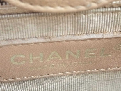 CHANEL PST Tote Bag, Caviar Skin, Beige, 8941696