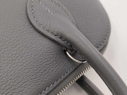 HERMES Bolide 1923 Mini Evercolor Double Stamp Handbag