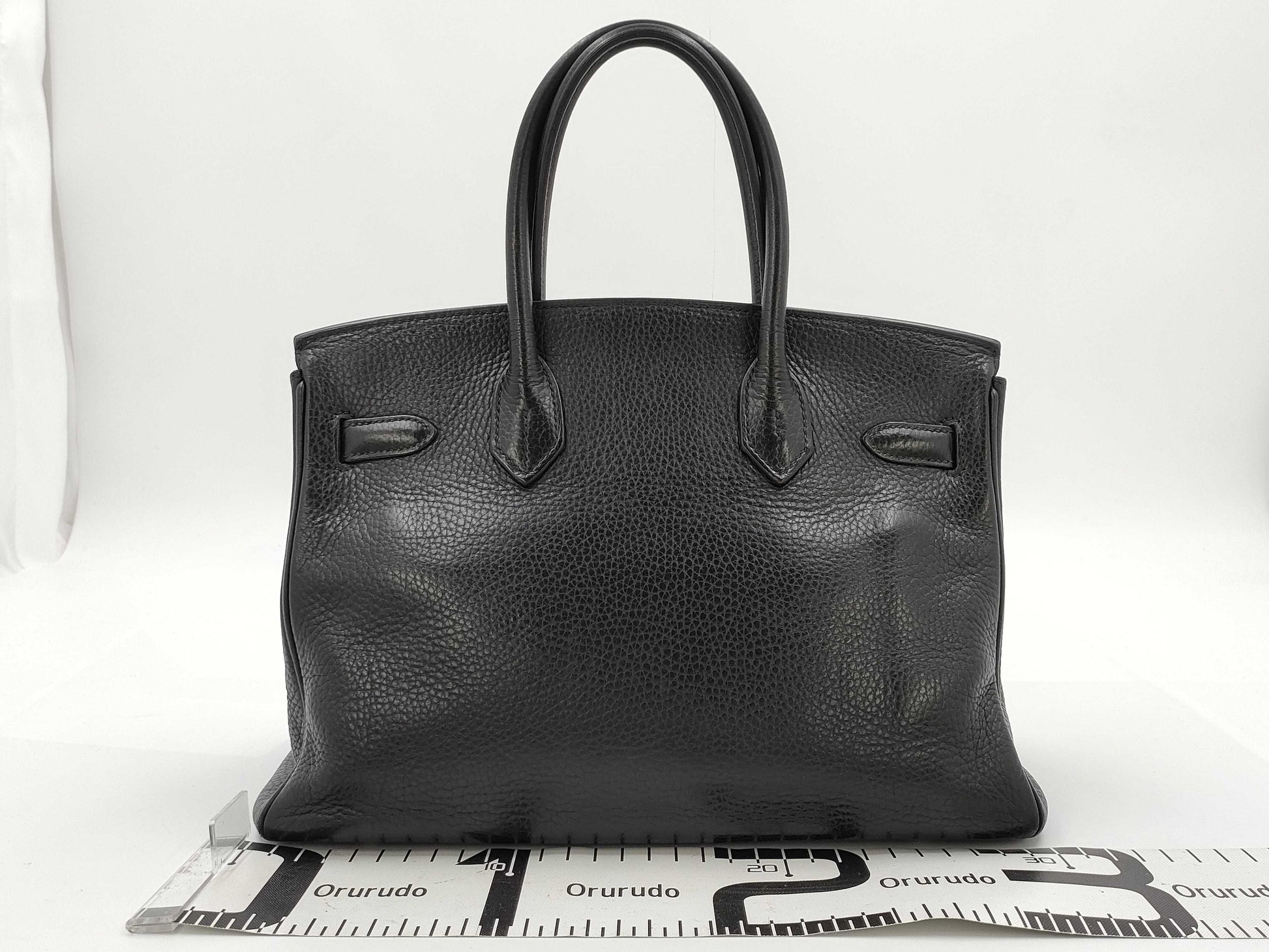HERMES Birkin 30 Togo Black with Silver Hardware, 2006 Star Mark Handbag