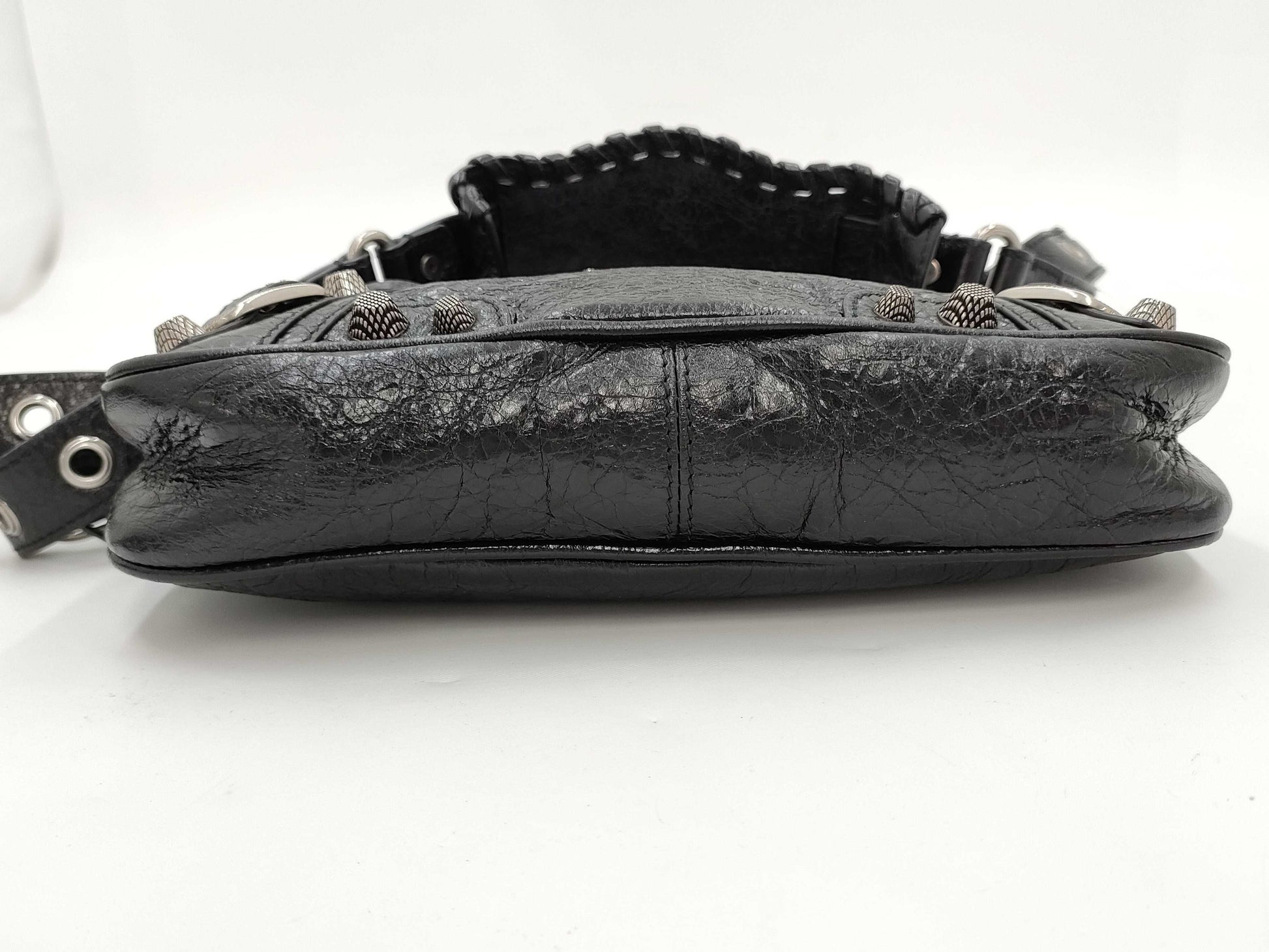 BALENCIAGA 751523 Neo Cagoule Leather Bag