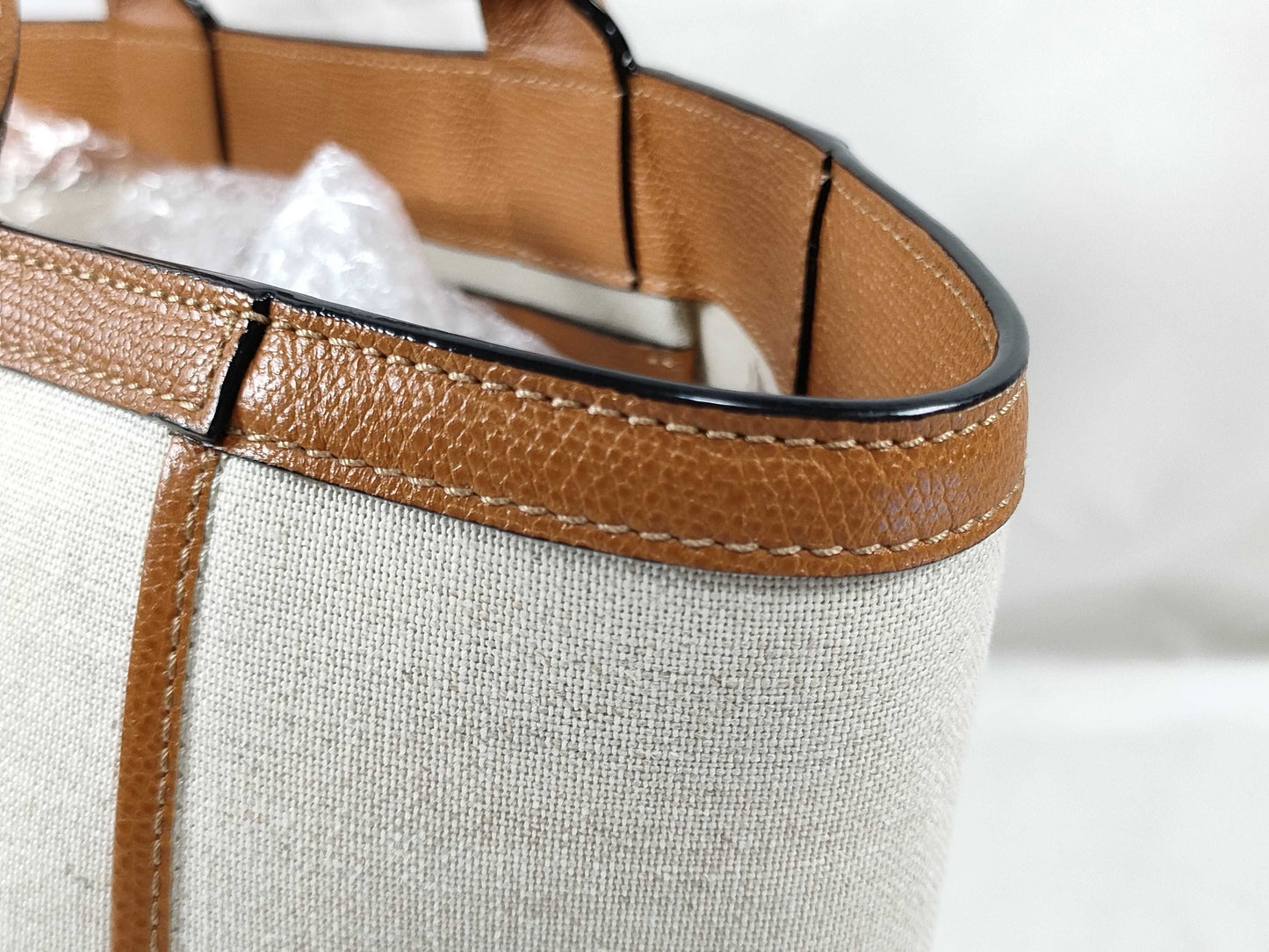 Valextra Canvas Tote Bag