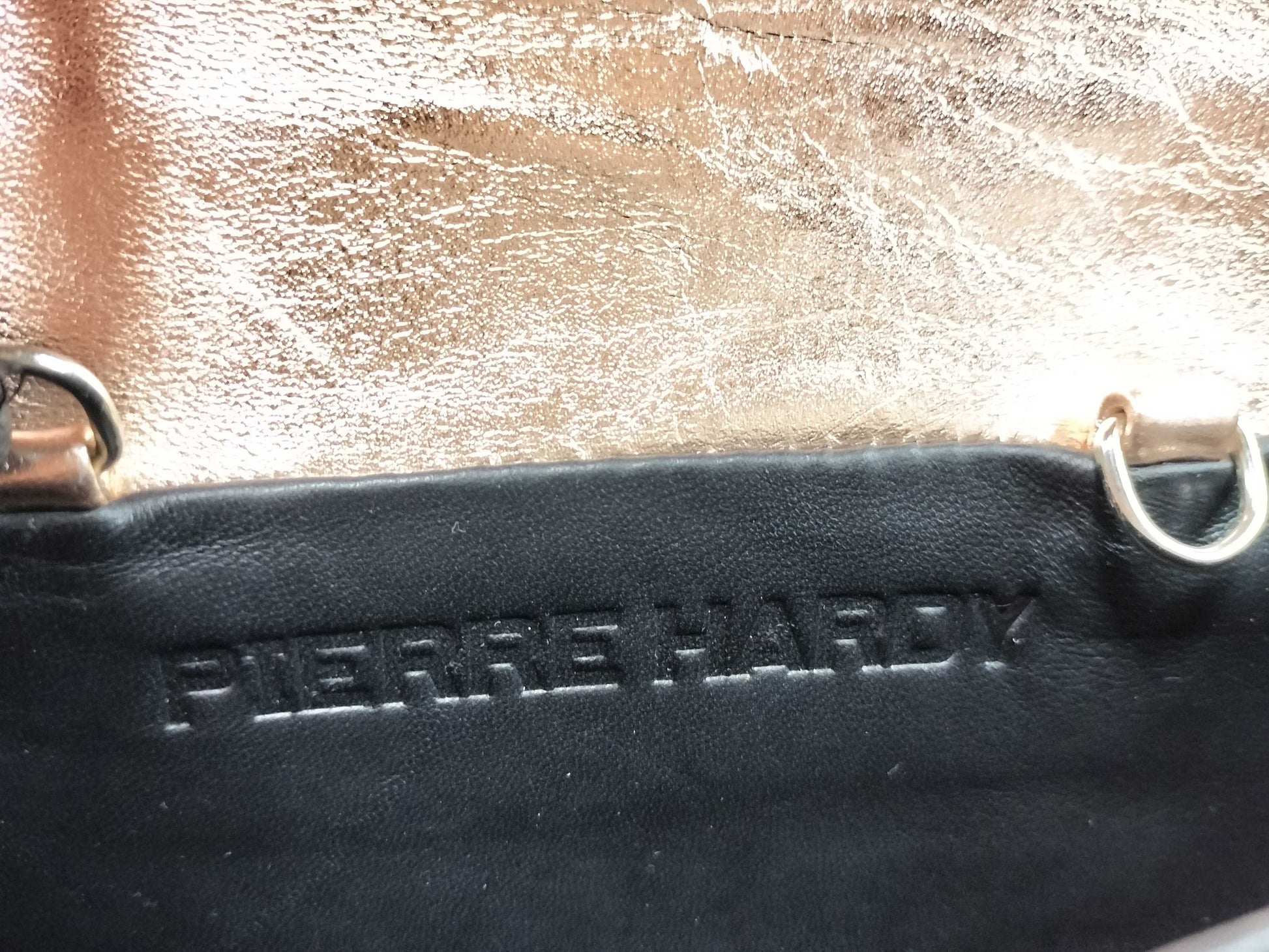 Pierre Hardy Alpha Mini Metallic Shoulder Bag