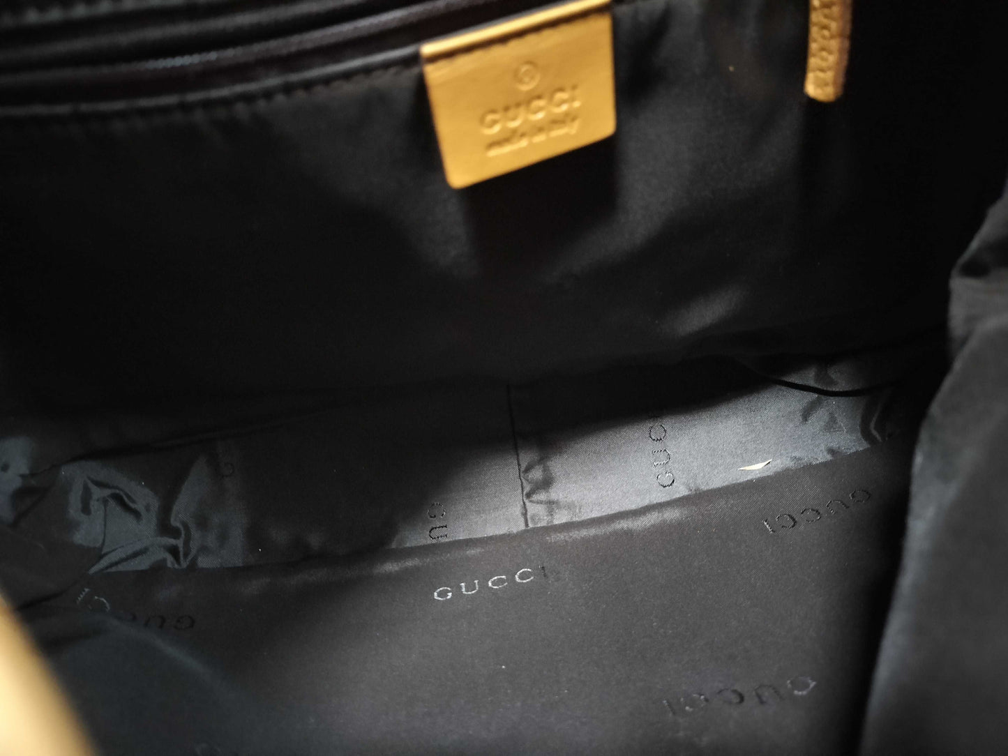 GUCCI Bamboo Tote Bag Shoulder Bag 002058