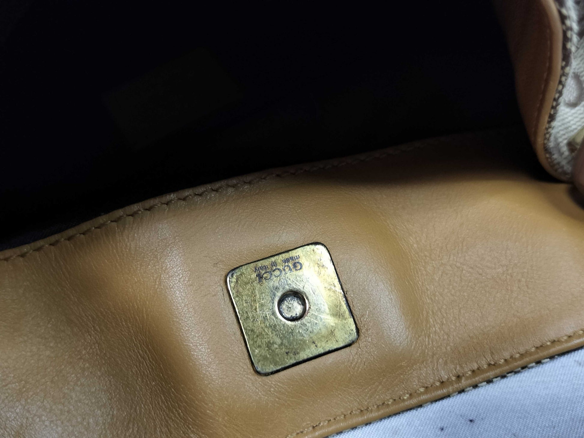 GUCCI Bamboo Tote Bag Shoulder Bag 002058